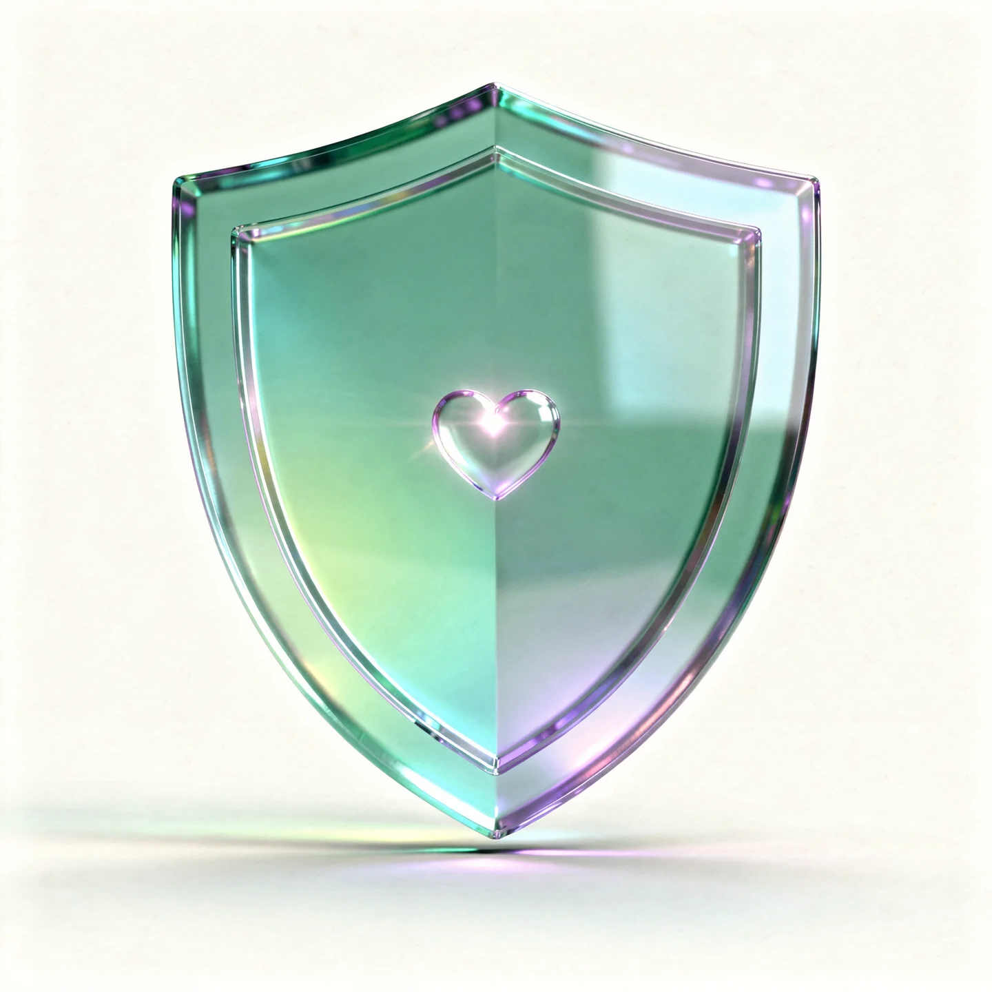 Holo-Icon: Schild für Fördern und Unterst´ützung.