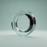 Holo-Icon: Offener Schutzring als Symbol für Vertrauen, Teilhabe und zugängliche Nutzung. Barrierefreiheit ist vielseitig.
