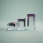Holo-Icon: Drei getrennte Stufenmarker als Symbol für Kosten und Zugang.
