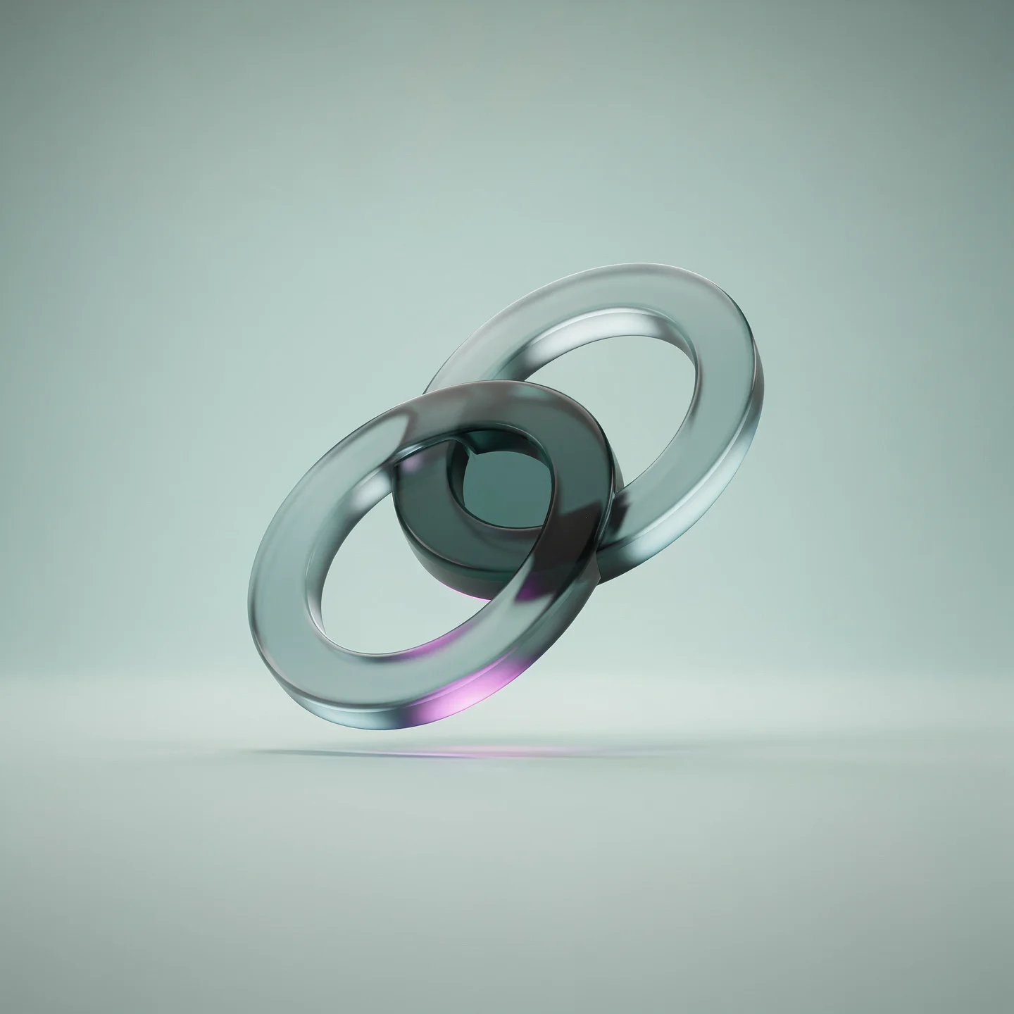 Holo-Icon: Stabiler Ring mit Innenkern als Symbol für Mitgliedschaft.
