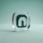 Holo-Icon: Geschützter Glas-Kern als Symbol für Übereforderung und Reizreduktion.