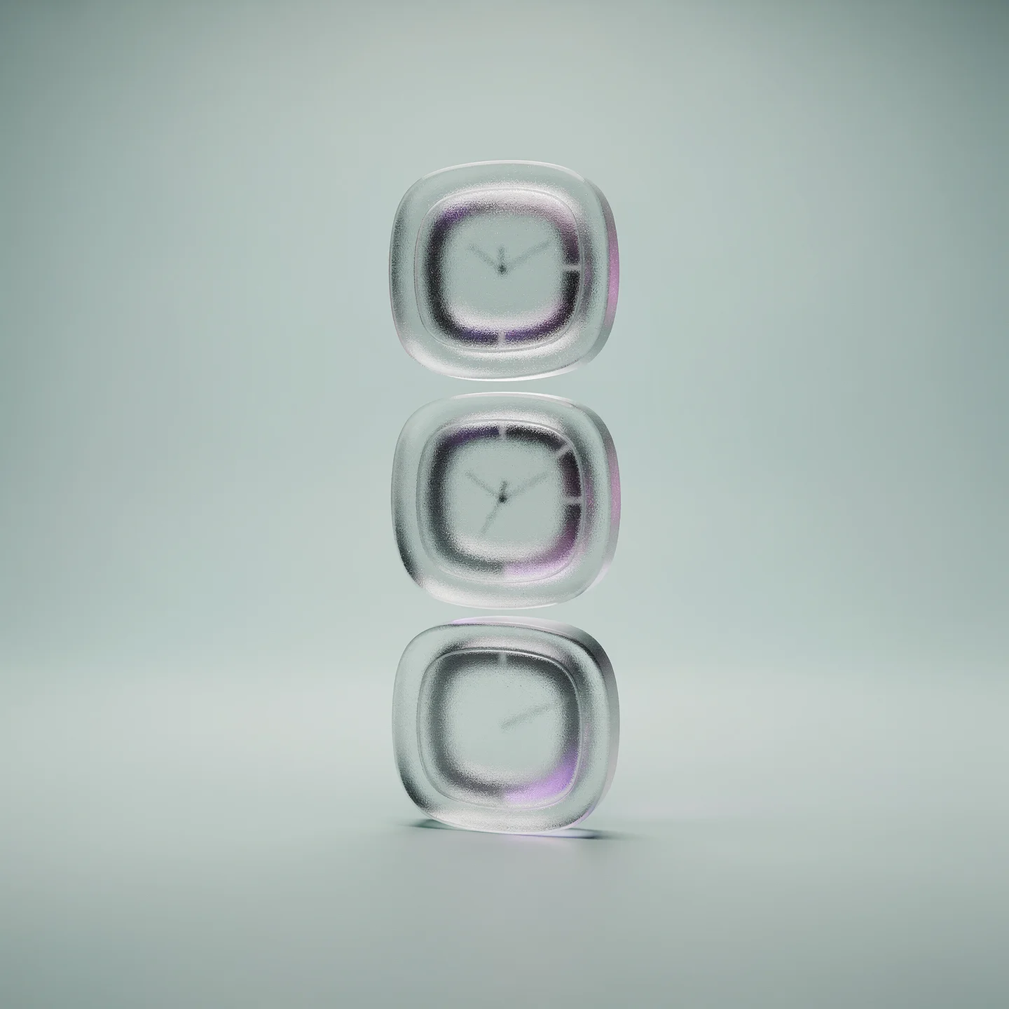 Holo-Icon: Ruhige Zeitmarken als Symbol für realistischen Zeitaufwand.