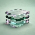 Holo-Icon: Gestaffelte Glas-Ebenen als Symbol für begleitete Programme.