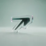 Holo-Icon: Sanfte Vorwärtsbewegung als Symbol für Weitergehen im eigenen Tempo.
