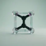 Holo-Icon: Geordneter Rahmen mit vier Ankern als Symbol für Qualitätsrahmen beim Mitwirken.