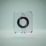 Holo-Icon: Zwei verbundene Formen als Symbol für Co-Hosting und geteilte Verantwortung.