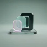 Holo-Icon: Kleine tragende Form auf Basis als Symbol für Mitwirkend.