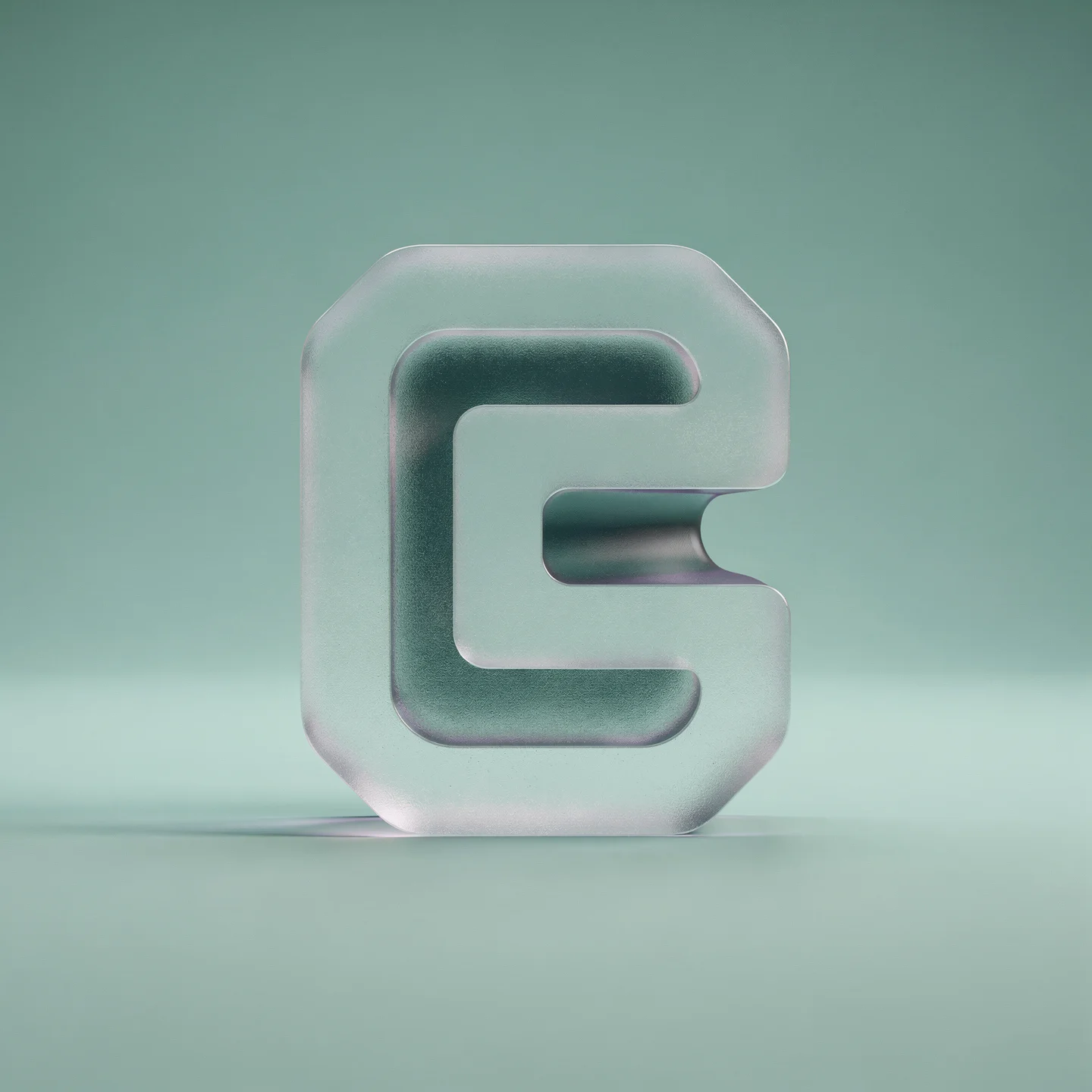 Holo-Icon: Steuernde Glas-Form als Symbol für Moderation statt Wegschauen.