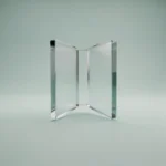 Holo-Icon: Offene Glas-Ebene als Symbol für transparente Kommunikation.