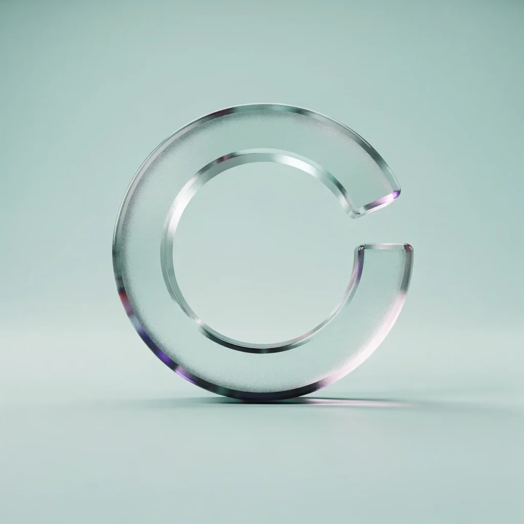Holo-Icon: Unterbrochener Ring als Symbol für fehlenden Anschluss.